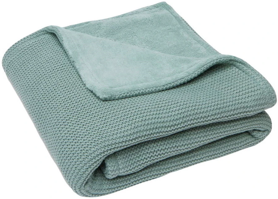 Jollein Basic Knit Forest Green / Fleece 75 X 100 Cm Wiegdeken 517-511-65219 3 Jollein Basic Knit Forest Green / Fleece 75 X 100 Cm Wiegdeken 517-511-65219