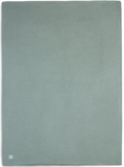 Jollein Basic Knit Forest Green / Fleece 100 X 150 Cm Ledikantdeken 517-522-65219 -Jollein Verkoop Jollein Basic Knit Forest Green Fleece 100 x 150 cm Ledikantdeken 517 522 65219 2
