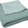 Jollein Basic Knit Forest Green / Fleece 100 X 150 Cm Ledikantdeken 517-522-65219 -Jollein Verkoop Jollein Basic Knit Forest Green Fleece 100 x 150 cm Ledikantdeken 517 522 65219 voorkant clipped rev 1