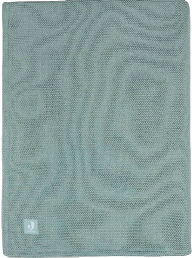 Jollein Basic Knit Forest Green / Fleece 75 X 100 Cm Wiegdeken 517-511-65219 4 Jollein Basic Knit Forest Green / Fleece 75 X 100 Cm Wiegdeken 517-511-65219 - Afbeelding 2