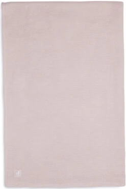 Jollein Basic Knit Pale Pink / Fleece 100 X 150 Cm Ledikantdeken 517-522-65310 -Jollein Verkoop Jollein Basic Knit Pale Pink Fleece 100 x 150 cm Ledikantdeken 517 522 65310 1