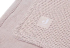 Jollein Basic Knit Pale Pink / Fleece 100 X 150 Cm Ledikantdeken 517-522-65310 -Jollein Verkoop Jollein Basic Knit Pale Pink Fleece 100 x 150 cm Ledikantdeken 517 522 65310 4