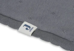 Jollein Pointelle Storm Grey 75 X 100 Cm Wiegdeken 516-511-66064 -Jollein Verkoop Jollein Pointelle Storm Grey 75 x 100 cm Wiegdeken 516 511 66064 4 shop