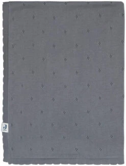 Jollein Pointelle Storm Grey 75 X 100 Cm Wiegdeken 516-511-66064