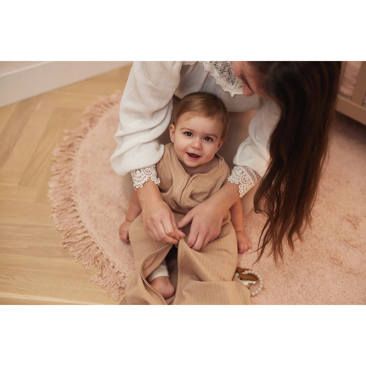 Jollein Ajour Biscuit 110 Cm Zomerslaapzak 048-529-67020 6 Jollein Ajour Biscuit 110 Cm Zomerslaapzak 048-529-67020 - Afbeelding 4