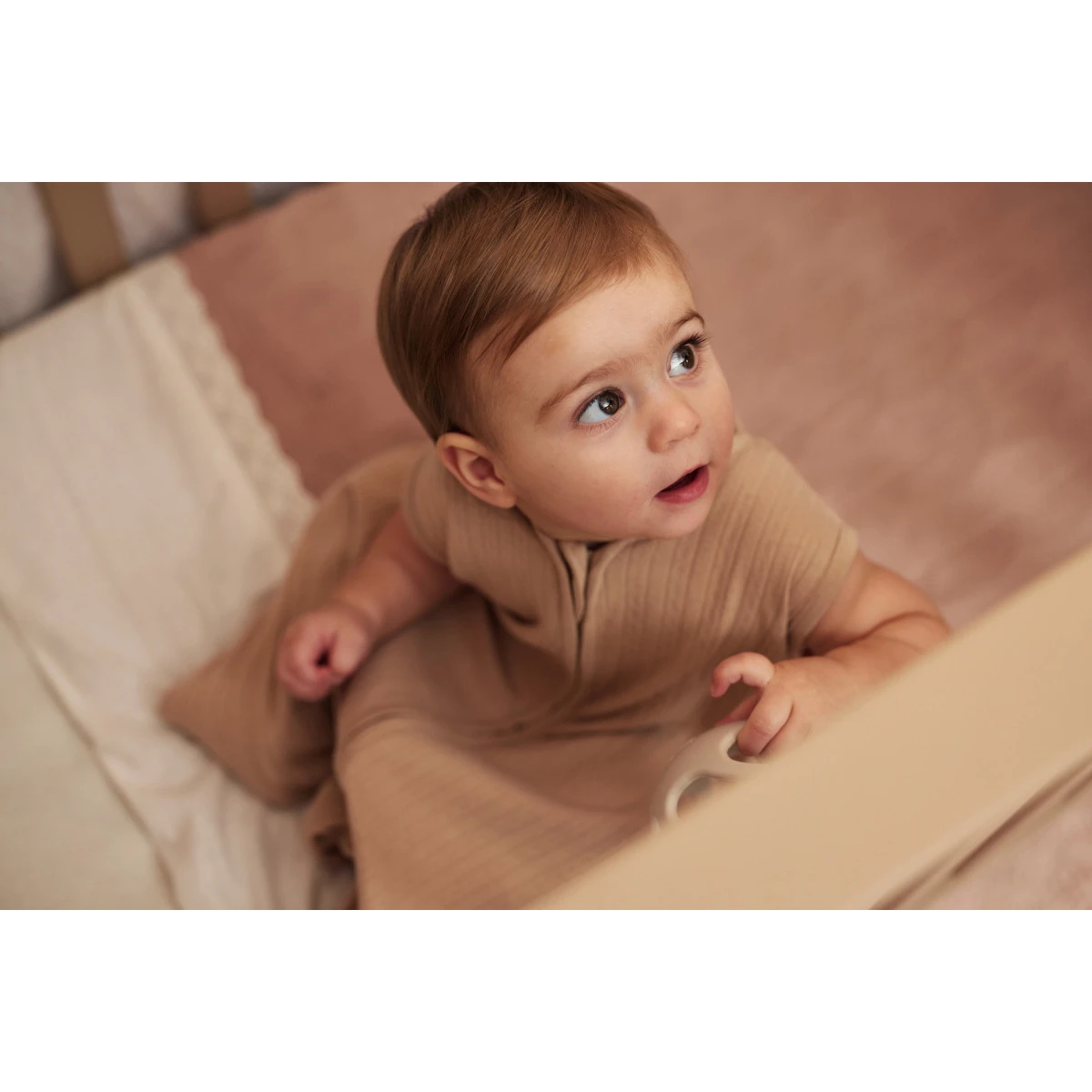 Jollein Ajour Biscuit 90 Cm Zomerslaapzak 048-516-67020 9 Jollein Ajour Biscuit 90 Cm Zomerslaapzak 048-516-67020 - Afbeelding 7