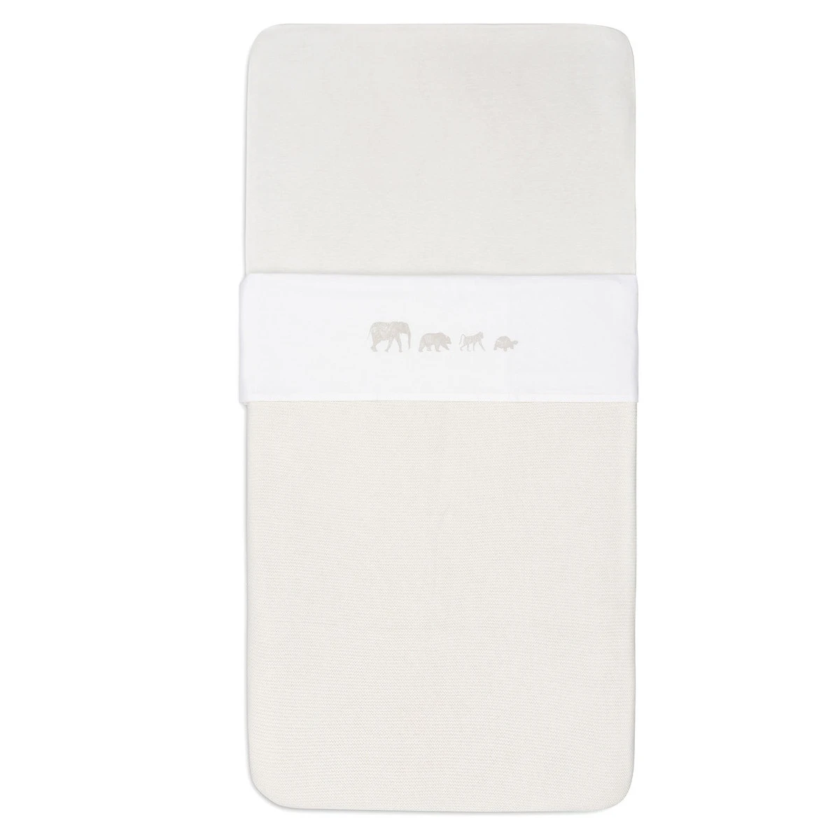Jollein Animals Nougat 120 X 150 Cm Ledikantlaken 008-524-67044 - Afbeelding 2