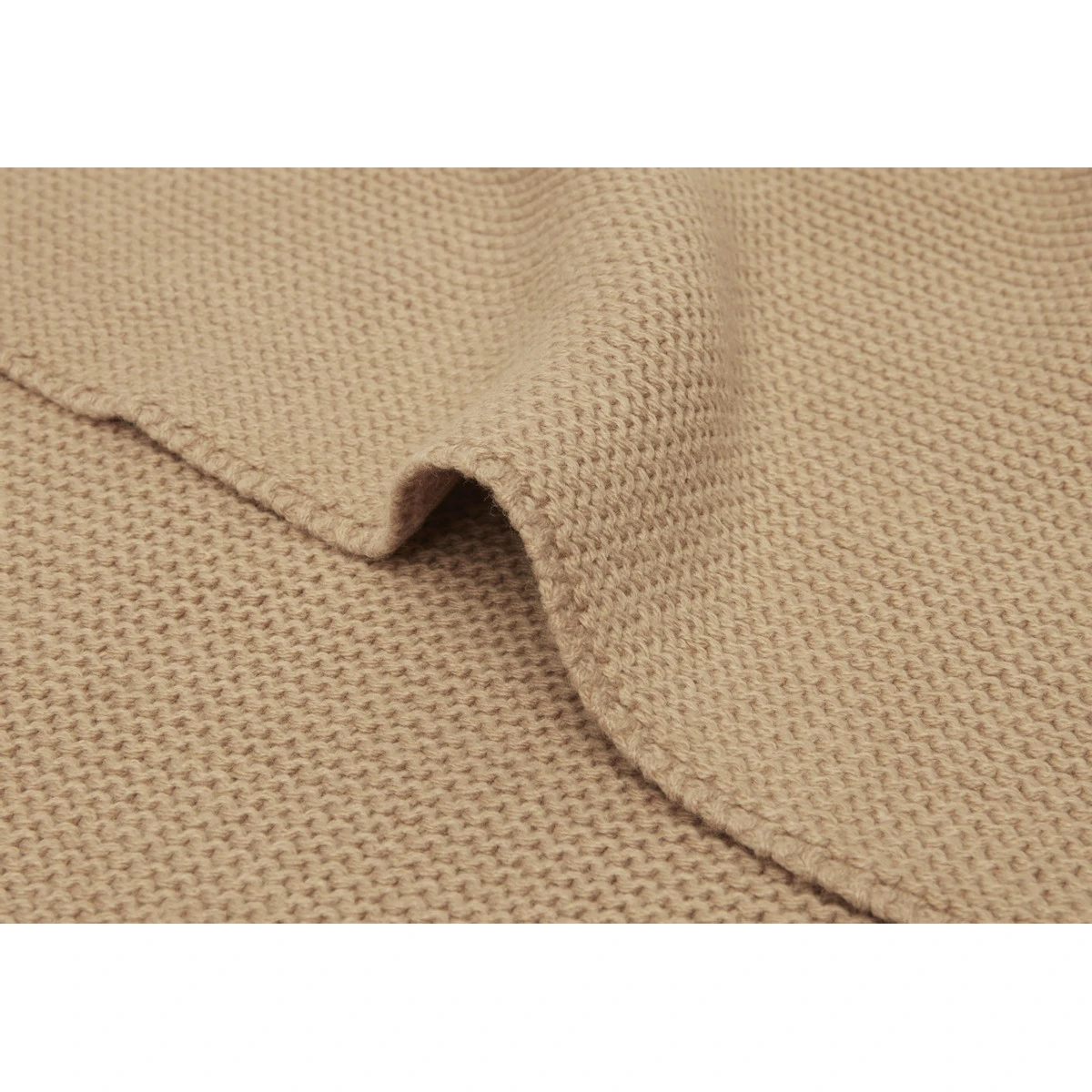 Jollein Basic Knit Biscuit 100 X 150 Cm Ledikantdeken 516-522-66072 8 Jollein Basic Knit Biscuit 100 X 150 Cm Ledikantdeken 516-522-66072 - Afbeelding 6