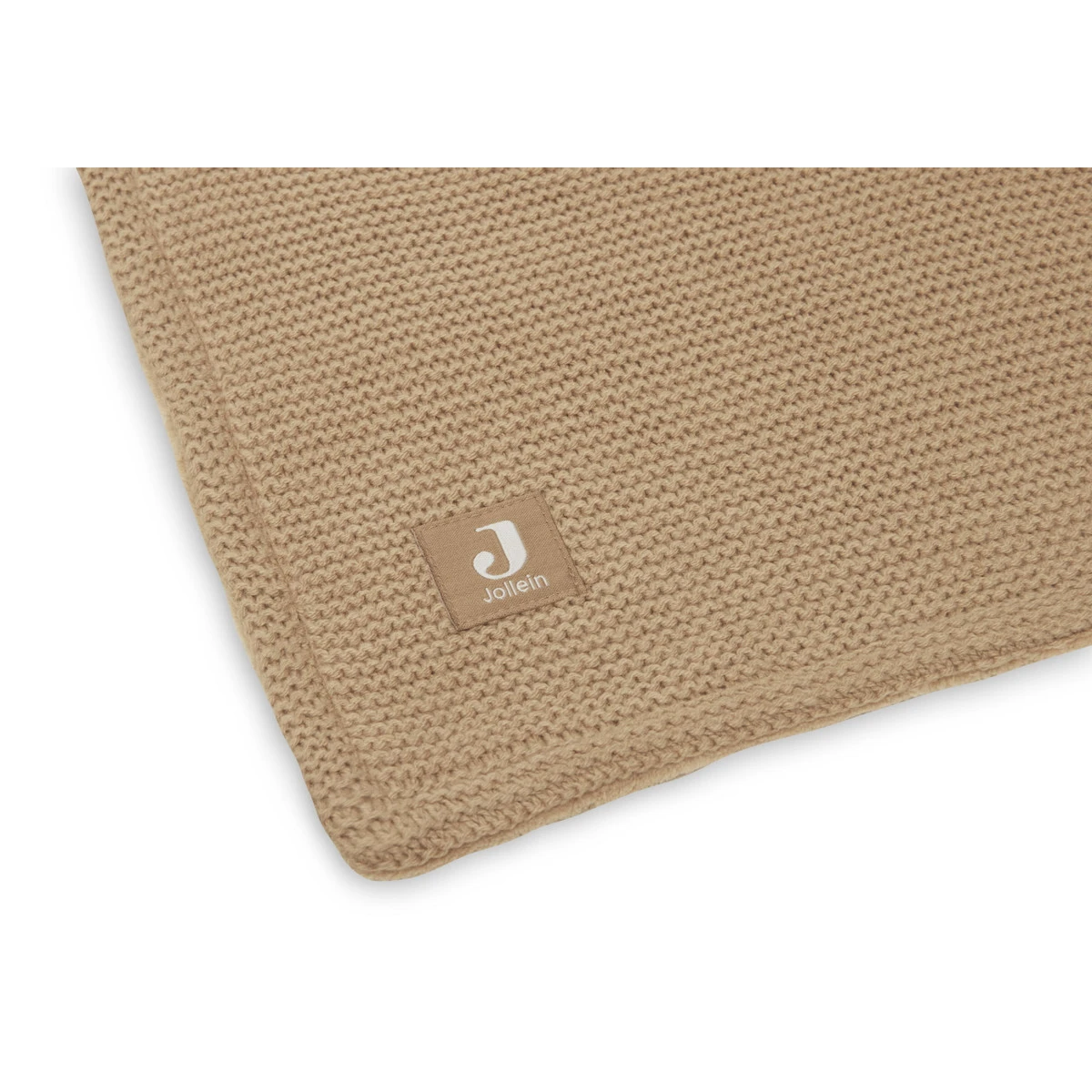 Jollein Basic Knit Biscuit / Fleece 75 X 100 Cm Wiegdeken 517-511-66072 - Afbeelding 5