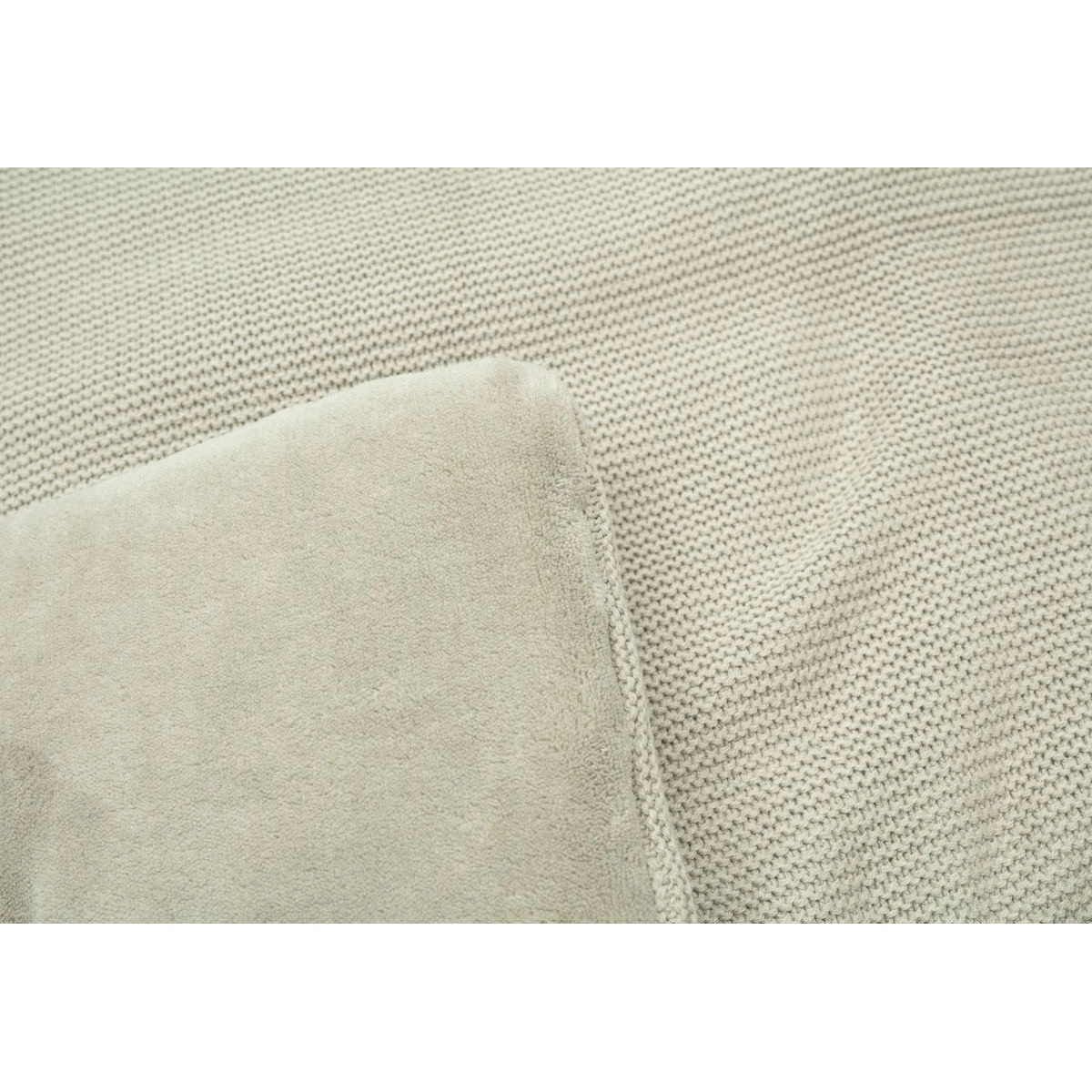 Jollein Basic Knit Olive Green 75 X 95 Cm Boxkleed 017-512-67053 - Afbeelding 3