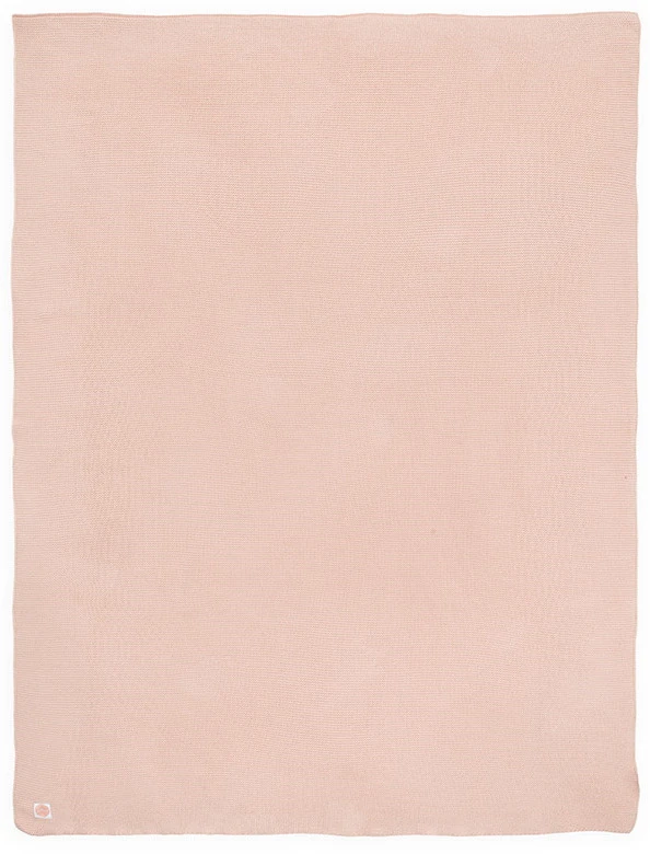 Jollein Basic Knit Pale Pink 75 X 100 Cm Wiegdeken 516-511-65310 - Afbeelding 2