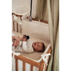 Jollein Grain Knit Oatmeal 30 X 180 Cm Bedbumper 004-895-67047 -Jollein Verkoop jollein grain knit oatmeal 30 x 180 cm bedbumper 004 895 67047 3