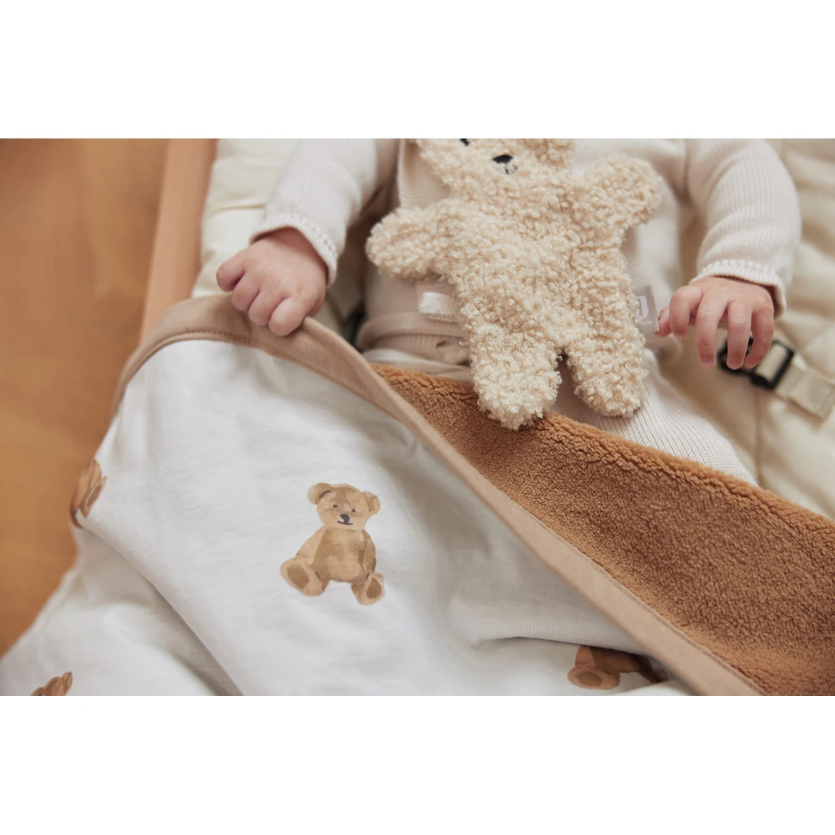 Jollein Jersey Teddy Bear 100 X 150 Cm Ledikantdeken 513-522-66095 - Afbeelding 10