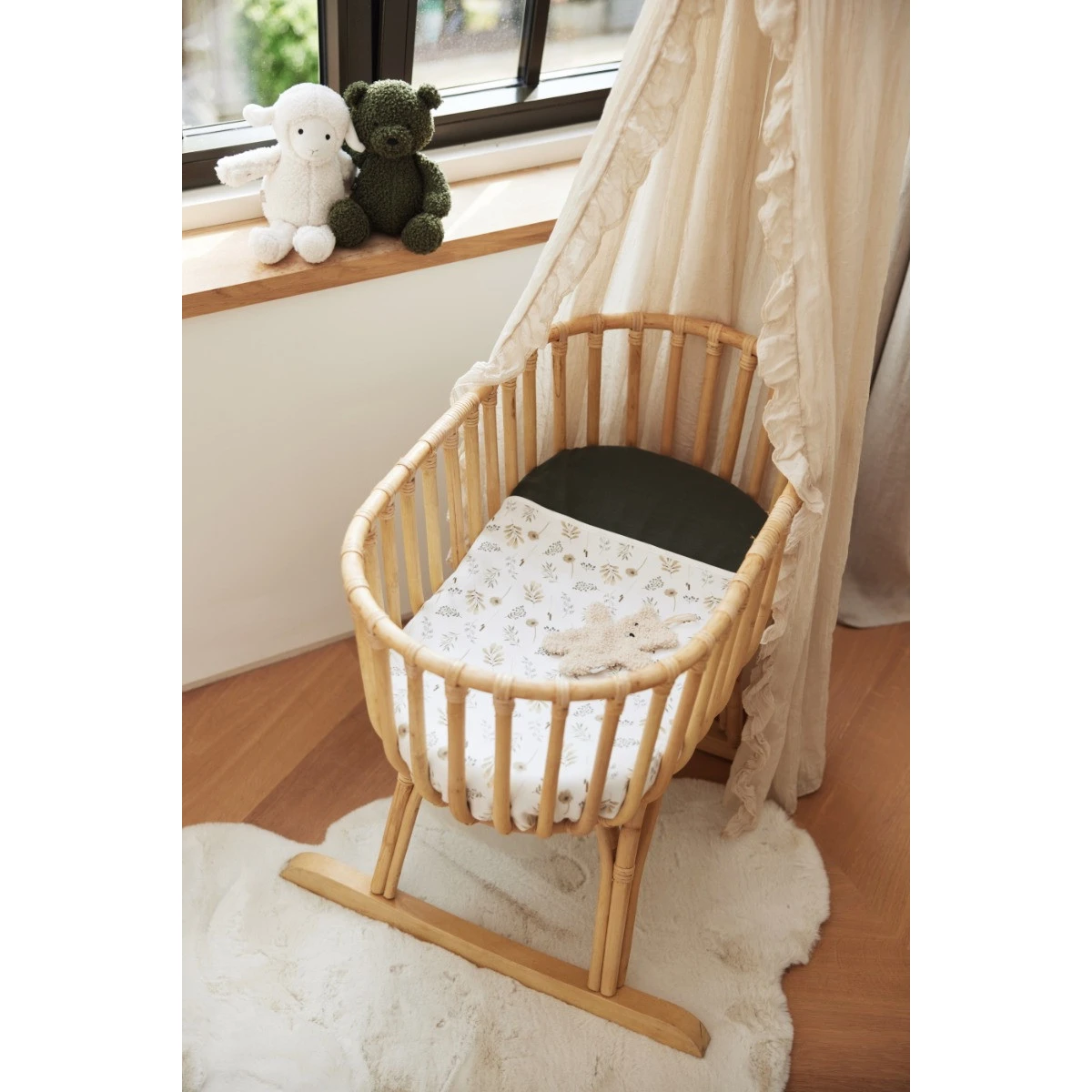 Jollein Jersey Wild Flowers 75 X 100 Cm Wiegdeken 513-511-66098 - Afbeelding 8