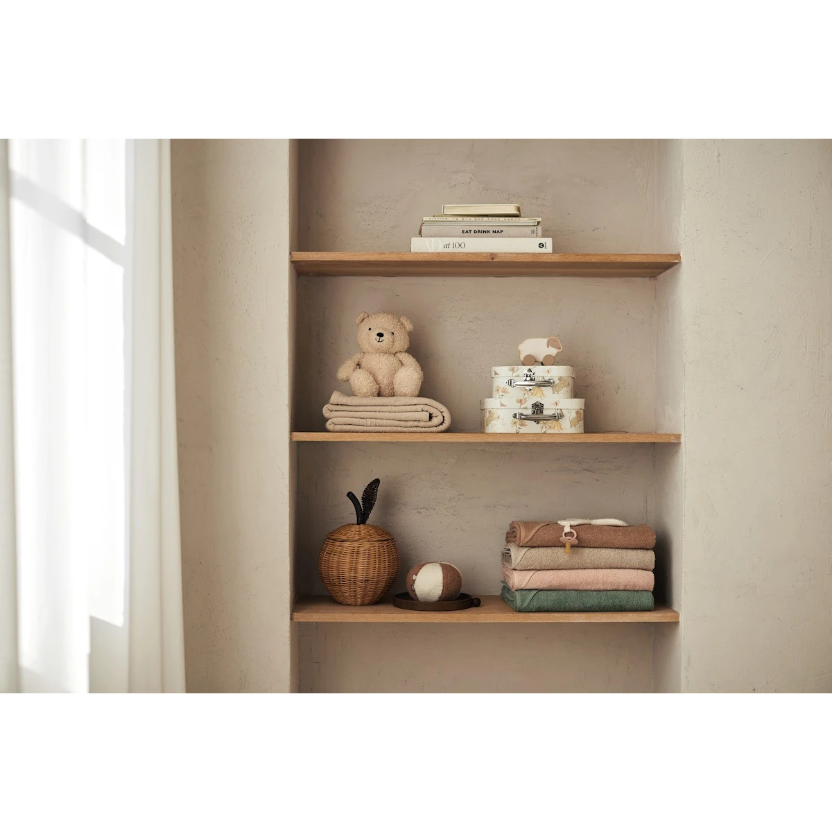 Jollein Nougat Badstof 100 X 100 Cm XL Badcape 534-836-00093 8 Jollein Nougat Badstof 100 X 100 Cm XL Badcape 534-836-00093 - Afbeelding 6