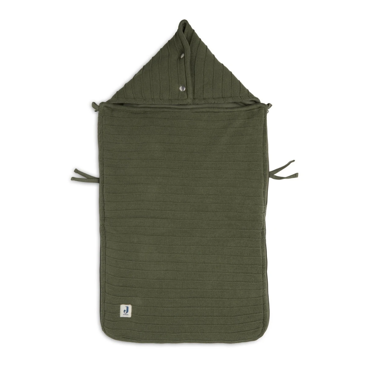 Jollein Pure Knit Leaf Green 3/5 Punts 0-9 Maanden Autostoel Voetenzak 025-811-67010 - Afbeelding 2