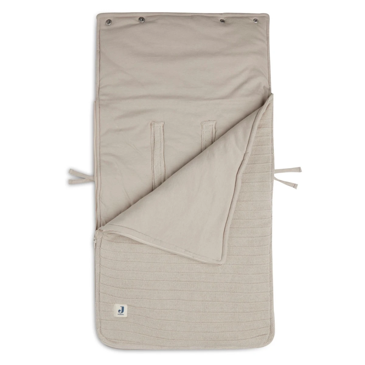 Jollein Pure Knit Nougat 3/5 Punts 0-9 Maanden Autostoel Voetenzak 025-811-67011 - Afbeelding 5