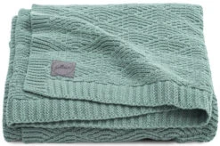 Jollein River Knit Ash Green 100x150 Cm Ledikantdeken 516-522-65285
