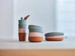 Jollein Pale Pink Siliconen Dinerset 705-007-00090 -Jollein Verkoop jollein siliconen dinerset 2 2