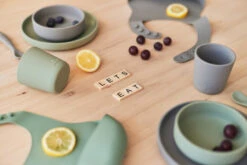 Jollein Ash Green Siliconen Dinerset 705-007-00095 -Jollein Verkoop jollein siliconen dinerset 6