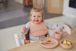 Jollein Pale Pink Siliconen Dinerset 705-007-00090 -Jollein Verkoop jollein siliconen dinerset 8