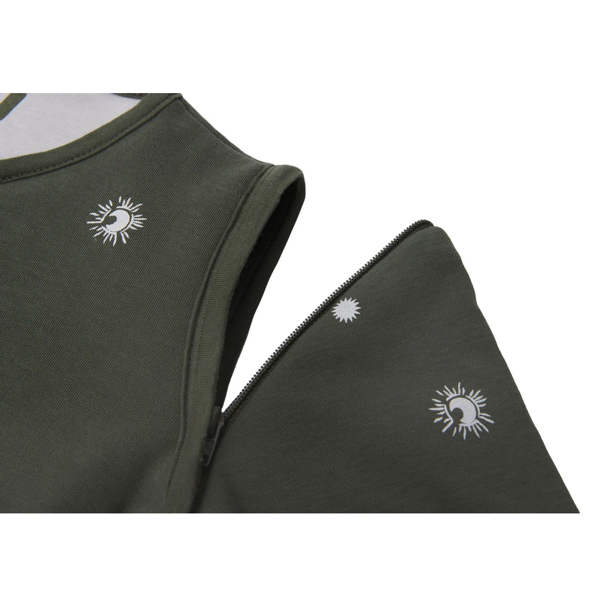 Jollein Stargaze Leaf Green 110 Cm Slaapzak Met Afritsbare Mouwen 016-542-66091 - Afbeelding 5