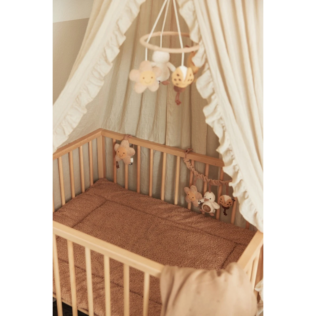 Jollein Vintage Ruffle Nougat 155 Cm Sluier 002-001-66081 - Afbeelding 6