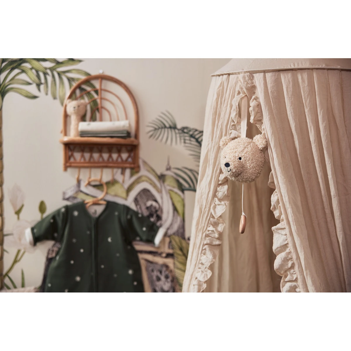 Jollein Vintage Ruffle Nougat 245 Cm Klamboe 002-005-66081 - Afbeelding 4